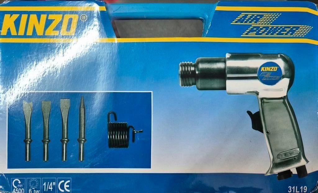 Kinzo pneumatische beitelhamer set, Ophalen