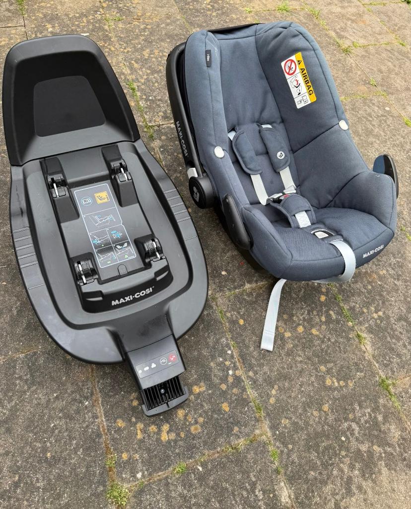 Autostoel maxi cosi met isofix, Ophalen, Autogordel of Isofix, Gebruikt, 0 t/m 18 kg