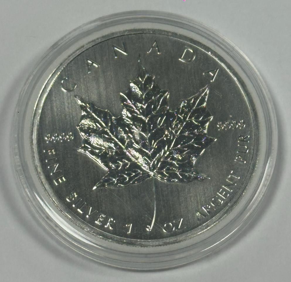 Zilveren Canadese Maple Leaf munt 1 oz, Ophalen of Verzenden, Zilver