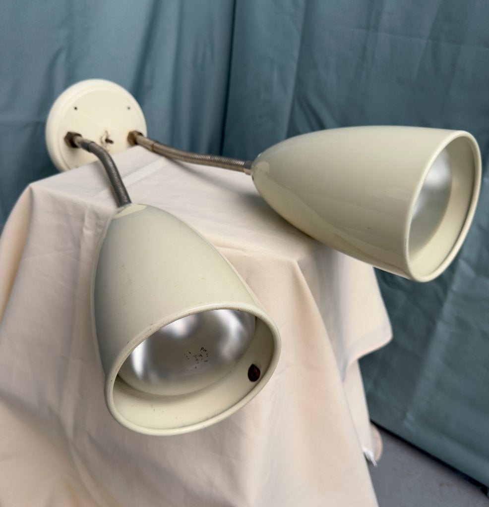 Plafond spots | N.V. Geel | Creme | Vintage | Uniek |, Gebruikt, Overige lichtbronnen, Overige merken, Metaal