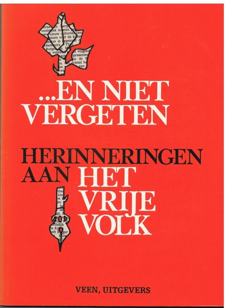 En niet vergeten Herinneringen Vrije Volk  K1, Ophalen of Verzenden, Zo goed als nieuw