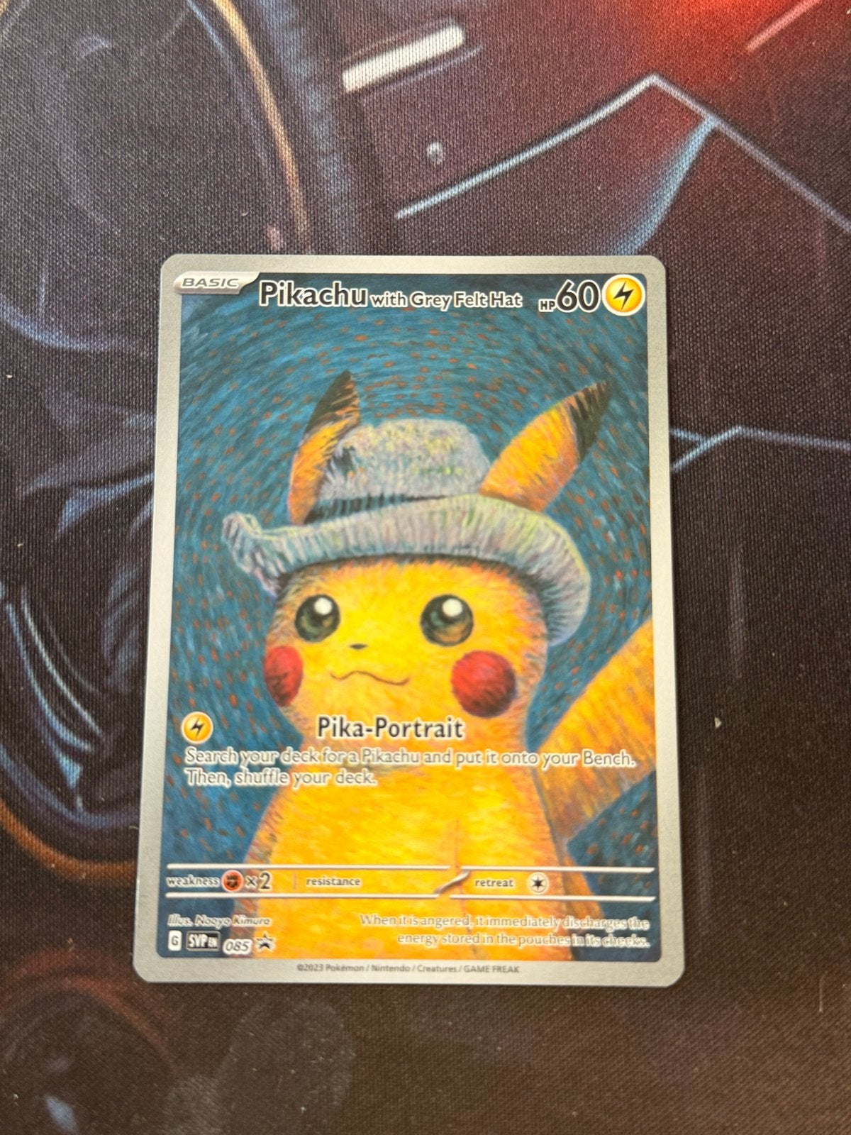 Pikachu van Gogh 085 Promo Kaart - NM, PSA 10 potentie, Ophalen of Verzenden, Zo goed als nieuw, Losse kaart