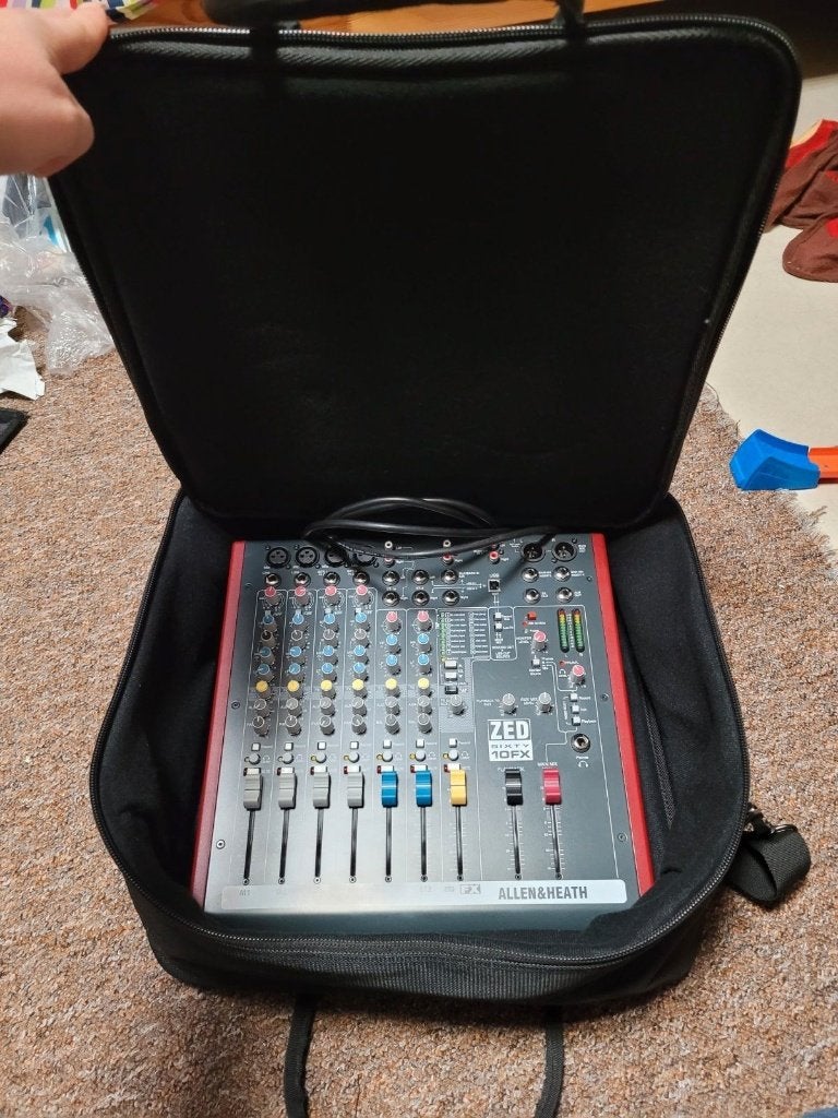 Allen Heath ZED60-10FX, Ophalen of Verzenden, Zo goed als nieuw, 10 tot 20 kanalen, Microfooningang