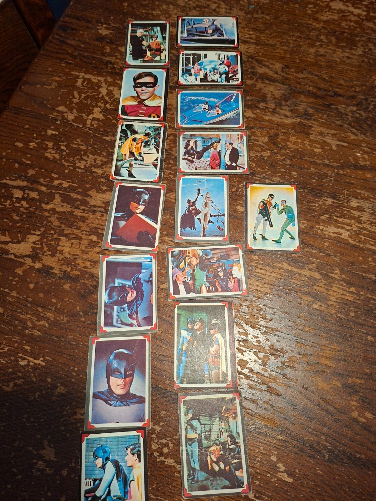 vintage verzamelplaatjes Batman, Ophalen, Gebruikt