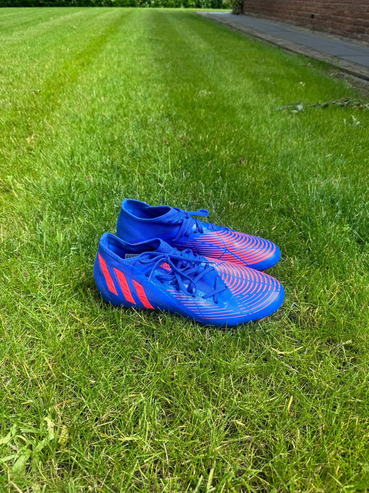 Adidas Voetbalschoenen - Blauw/Oranje, Sport en Fitness, Voetbal, Maat XL, Ophalen of Verzenden, Zo goed als nieuw, Schoenen