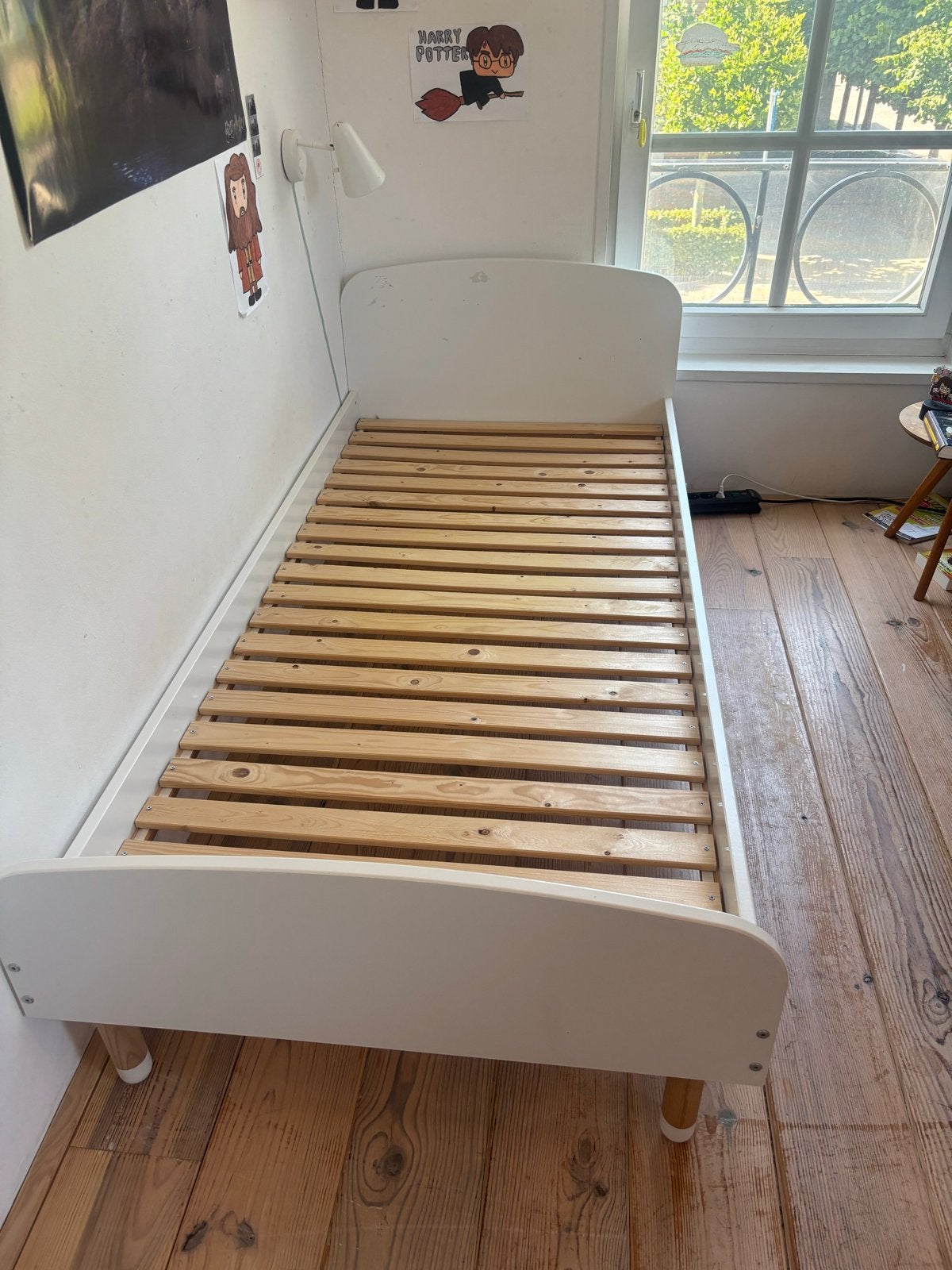 1-persoonsbed, wit, merk Flexa, Ophalen, Gebruikt, Eenpersoons, Wit