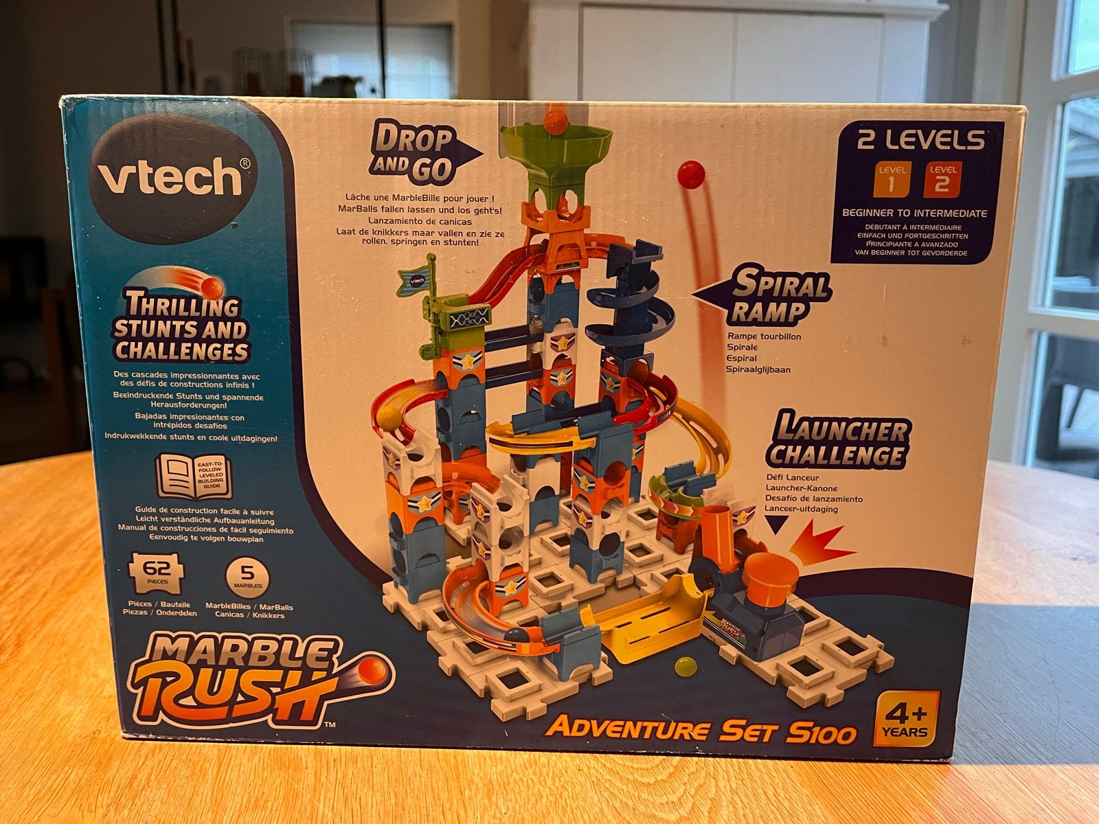 VTech Marble Rush Adventure Set S100 knikkerbaan, Ophalen of Verzenden, Zo goed als nieuw, 4 tot 6 jaar