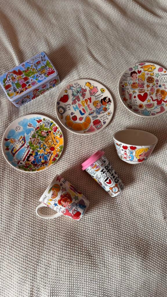 Blond amsterdam servies, Ophalen, Blond Amsterdam, Zo goed als nieuw, Kop(pen) en/of Schotel(s)