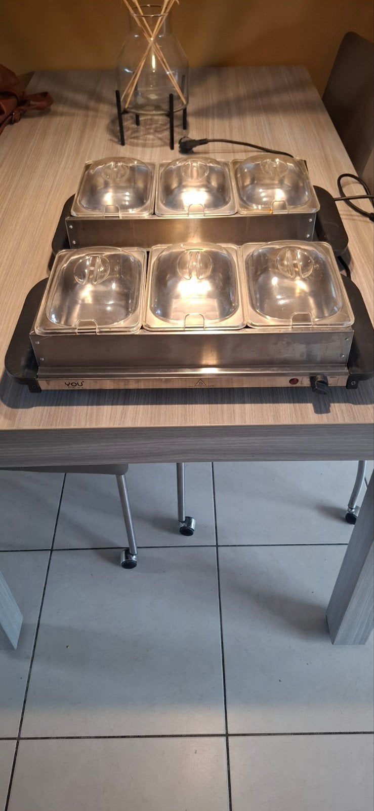 electrische buffet warmer, Ophalen of Verzenden, Gebruikt