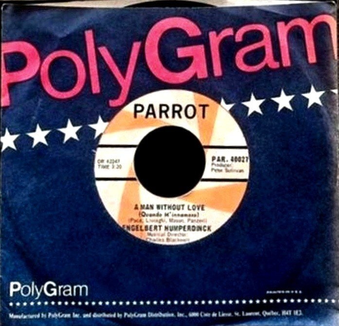 7"/SINGLE  ENGELBERT HUMPERDINCK - A Man Without Love, Ophalen of Verzenden, Gebruikt, Pop