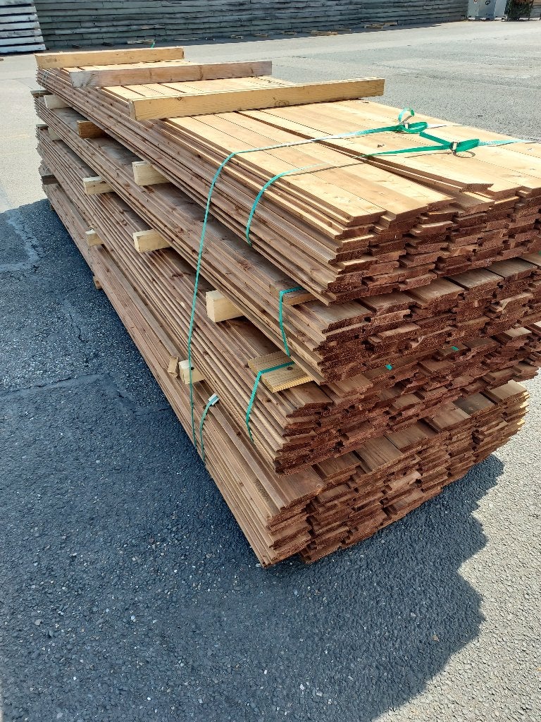 Vuren gevelbekleding verduurzaamd, Doe-het-zelf en Verbouw, Hout en Planken, Minder dan 25 mm, Nieuw, Plank, 300 cm of meer