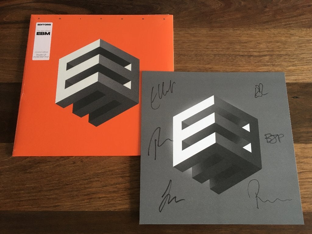 Vinyl 2LP Editors EBM GESIGNEERD CRYSTALCLEAR NUMBERED NIEUW, Pop, Geseald, Ophalen of Verzenden, 12 inch