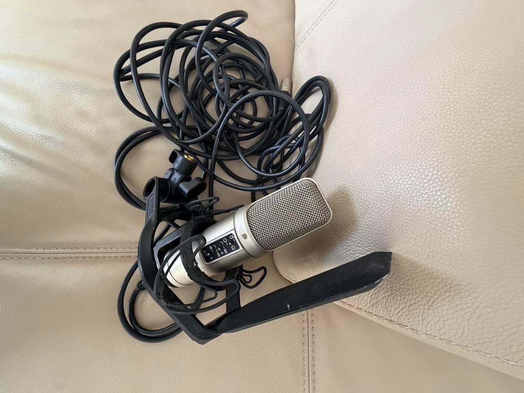 Rode NT2-A Studiomicrofoon met Shockmount en Kabel, Muziek en Instrumenten, Microfoons, Gebruikt, Studiomicrofoon, Ophalen of Verzenden