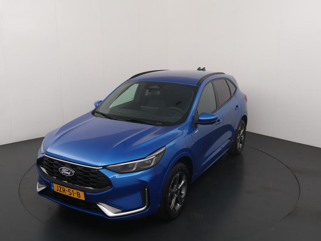 Ford Kuga 2.5 PHEV 243 pk ST-Line X | Trekhaak | Winter Pack, Gebruikt, Zwart, 4 cilinders, Blauw