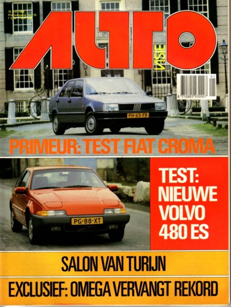 Autovisie test Volvo 480 ES Mei 1986, Ophalen of Verzenden, Gelezen, Volvo