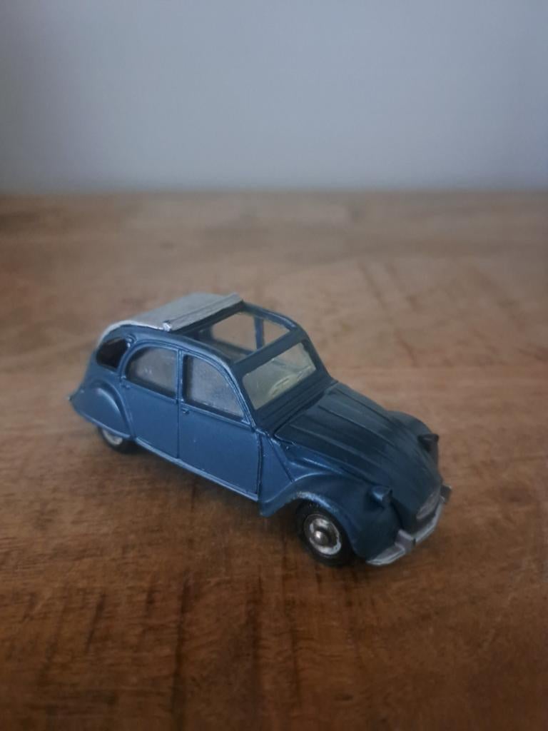 Dinky toys meccano triang france 2 cv citroen, Gebruikt, Auto, Ophalen of Verzenden, N.b