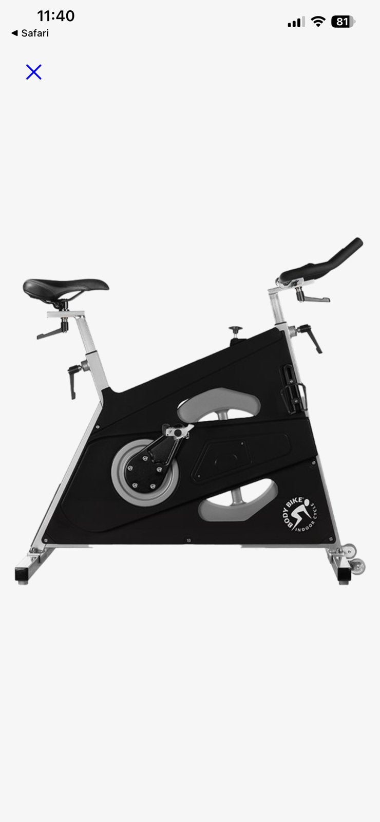 Bodybike Classic spinfiets spinbike, Overige materialen, Gebruikt, Spinningfiets, Ophalen of Verzenden