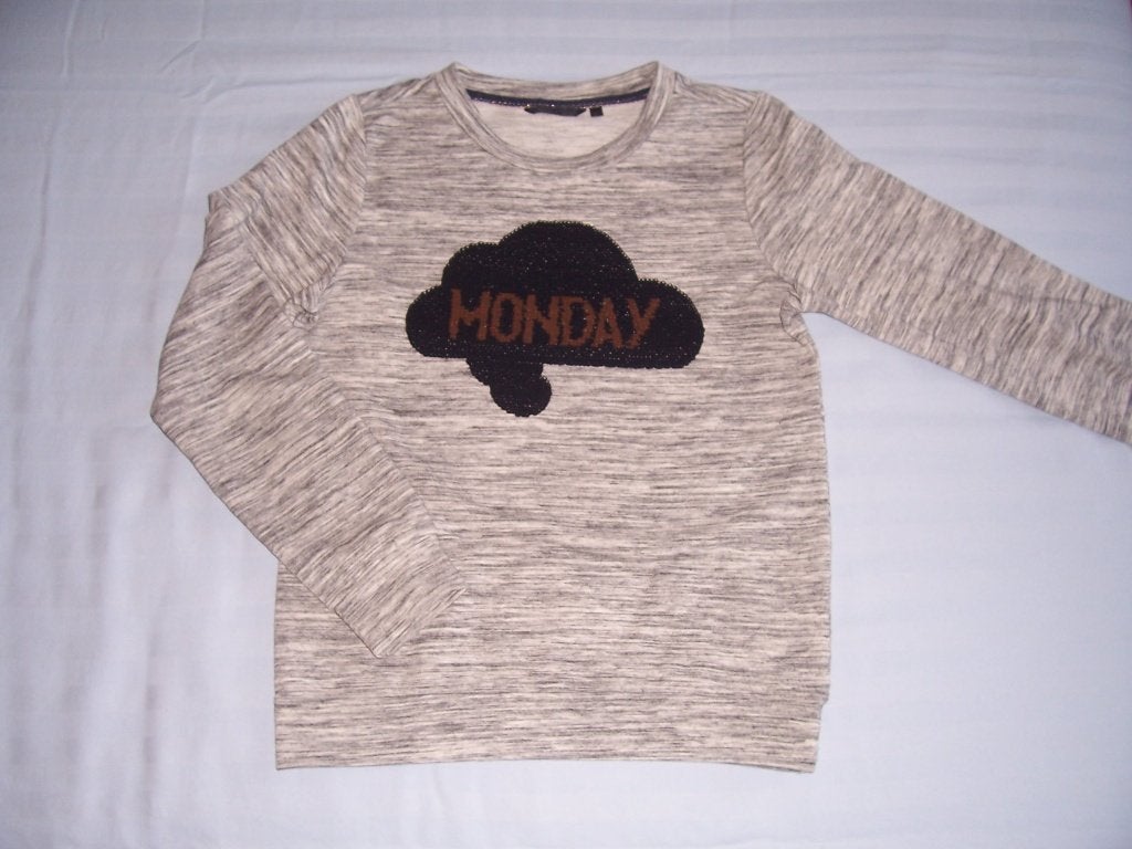 Mooie grijze sweater van merk Coolcat maat 146, Kinderen en Baby's, Meisje, Cool Cat, Trui of Vest, Ophalen of Verzenden