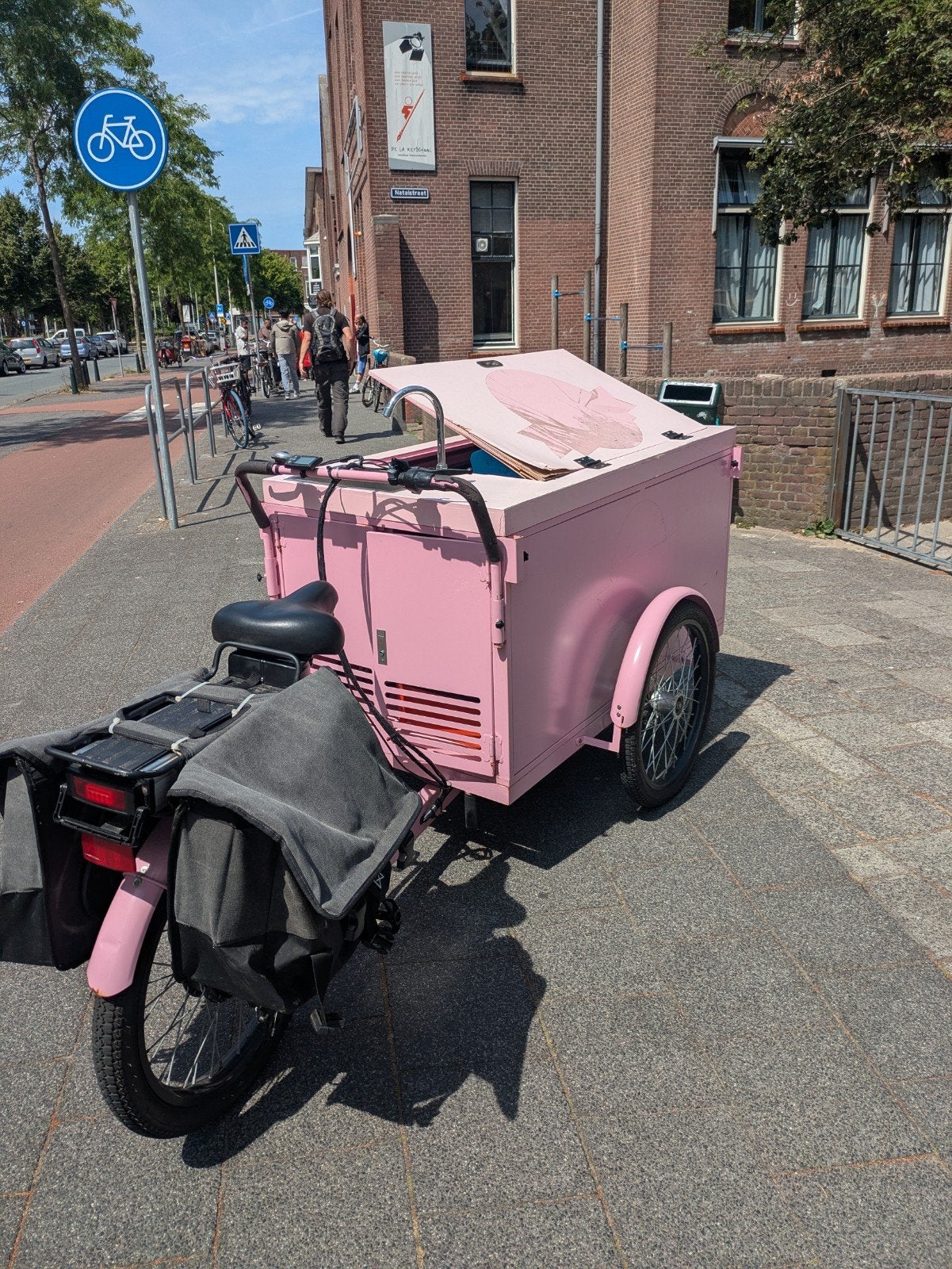 Roze IJsfiets - Perfect voor evenementen of verkoop, Ophalen of Verzenden