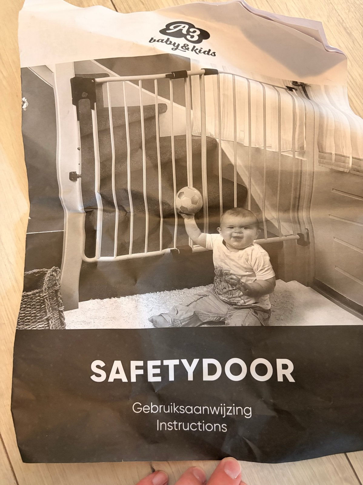 A3 Safetydoor Traphekje | Nieuw & compleet, Kinderen en Baby's, Traphekjes, Ophalen, Nieuw, 115 cm of meer, Metaal of IJzer