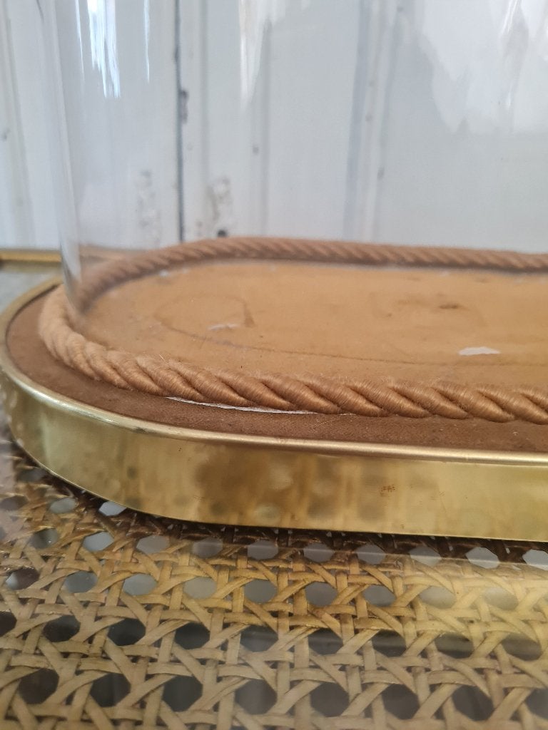 Vintage mond geblazen ovale stolp, Antiek en Kunst, Ophalen of Verzenden