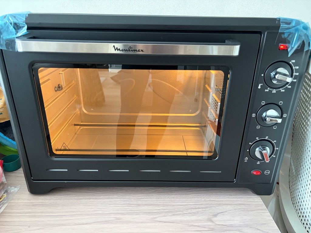 Moulinex Optimo XL OX495810 elektrische oven – 60 liter, Ophalen, Minder dan 45 cm, Overige merken, Hete lucht