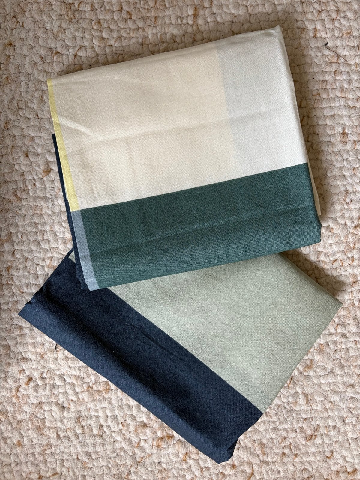 2 kussenslopen IKEA Brunkrissla 80x52 cm, Gebruikt, Meerkleurig, Hoeslaken of Sloop, Katoen