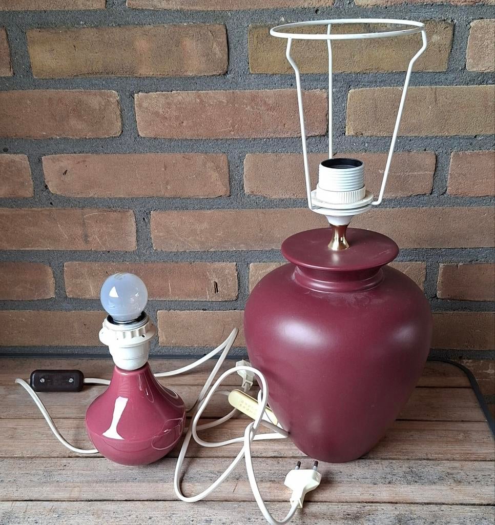 Tafellampen zonder kap, Huis en Inrichting, Lampen | Tafellampen, Ophalen of Verzenden, Zo goed als nieuw, Minder dan 50 cm