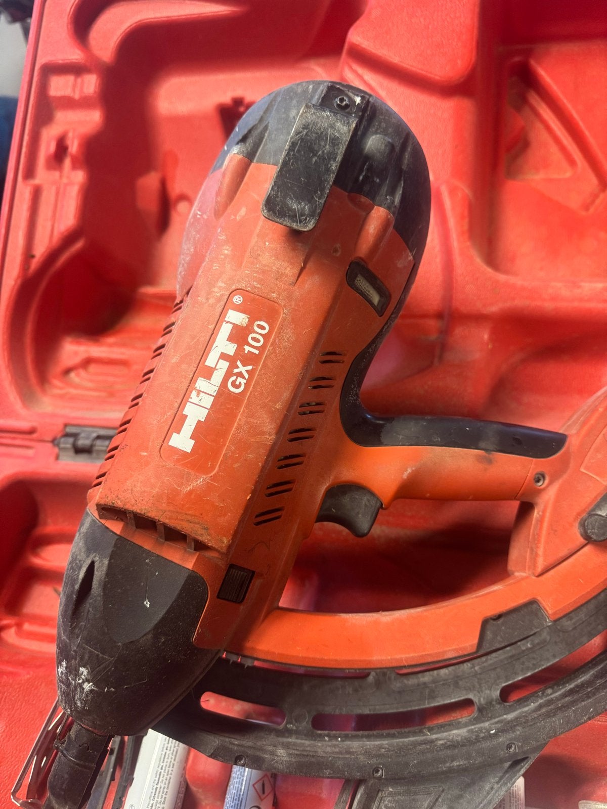 Hilti GX 100 gas tacker met gasbusjes, Ophalen, Gebruikt, Overige typen