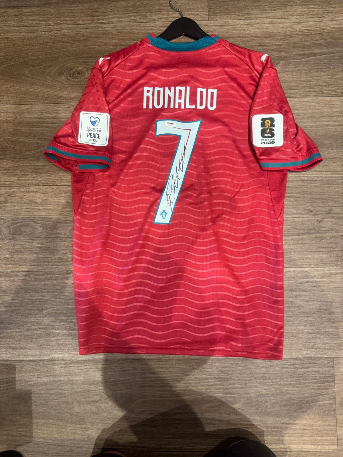 Cristiano Ronaldo shirt met handtekening en COA, Ophalen, Nieuw, Buitenlandse clubs, Shirt