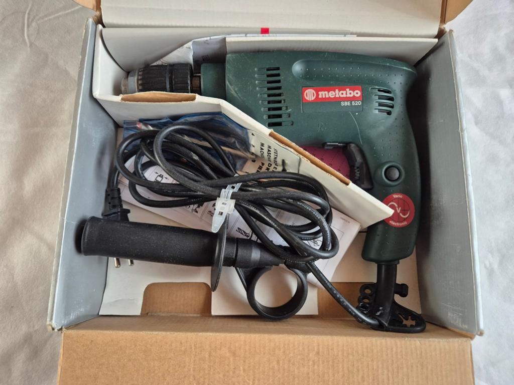 Z.G.A.N METABO BOORMACHINE SBE 520 WATT, Ophalen of Verzenden, Zo goed als nieuw, 400 tot 600 watt, Boormachine