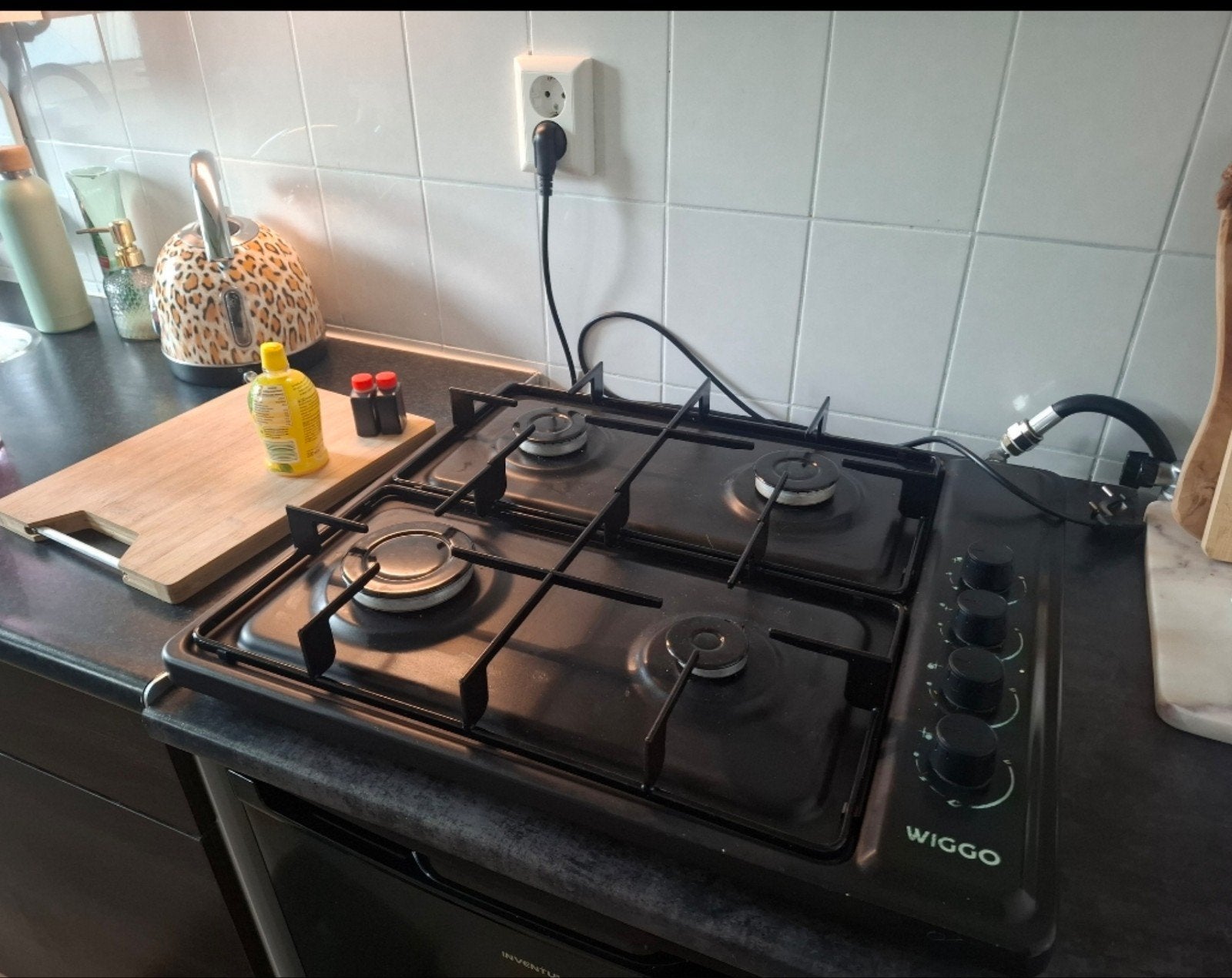 Gaskookplaat los., Ophalen