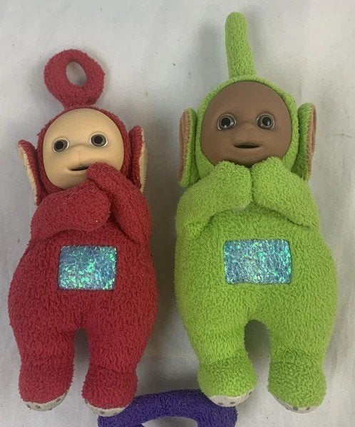 Teletubbies Knuffels Set Po Dipsy Tinky Winky Vintage 1996, Overige merken, Overige typen, Zo goed als nieuw, Noidea@gmail.com