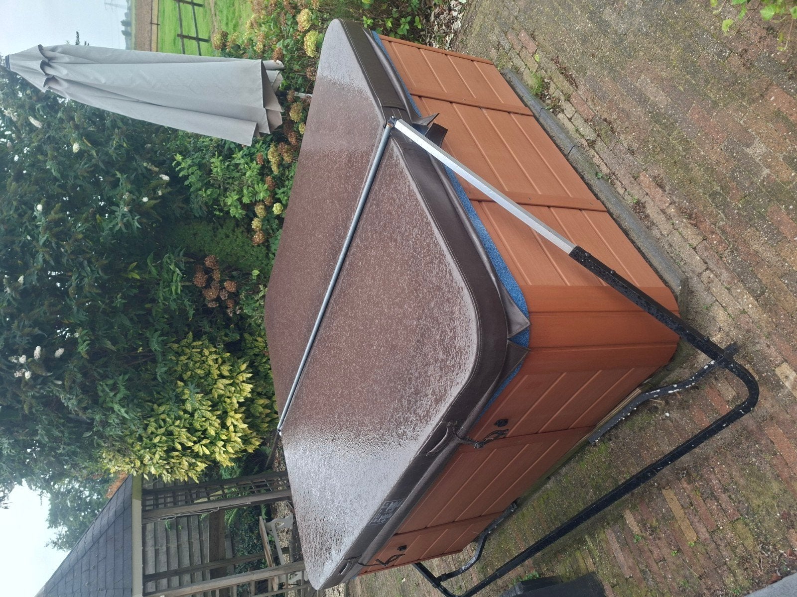 Jacuzzi afdekhoes 218x200 cm - gratis af te halen, Ophalen, Gebruikt, Afdekzeil