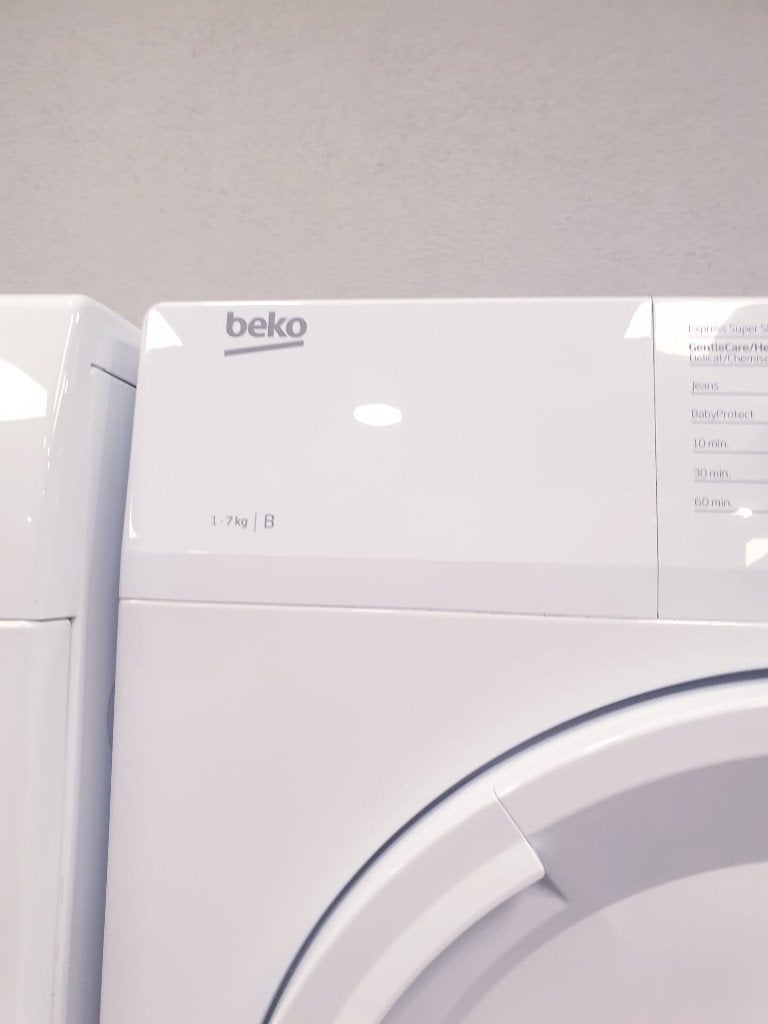 beko condens droger inc 6 mnd garantie, Ophalen, 6 tot 8 kg, Anti-kreukfase, Zo goed als nieuw