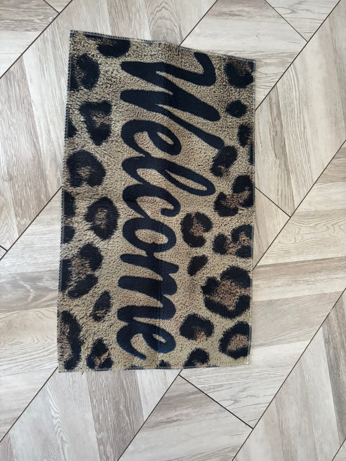 Nieuw panter mat, Ophalen of Verzenden, Zo goed als nieuw, Rechthoekig, 50 tot 100 cm