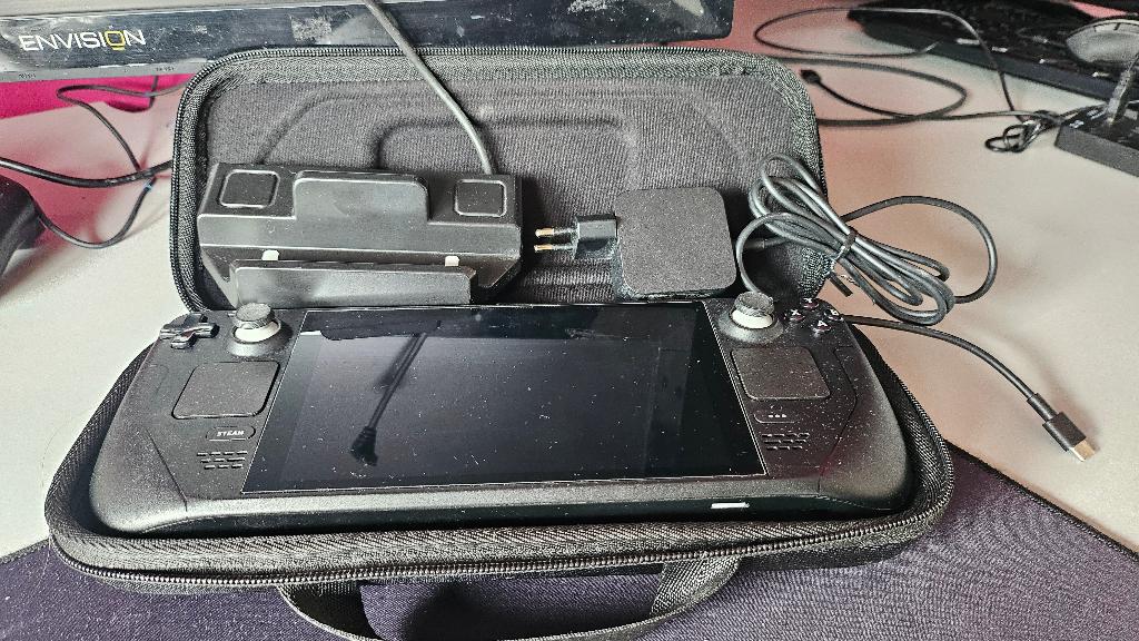 Steam Deck 256 LCD+ 64sd card, Spelcomputers en Games, Ophalen, Overige genres, 1 speler, Zo goed als nieuw