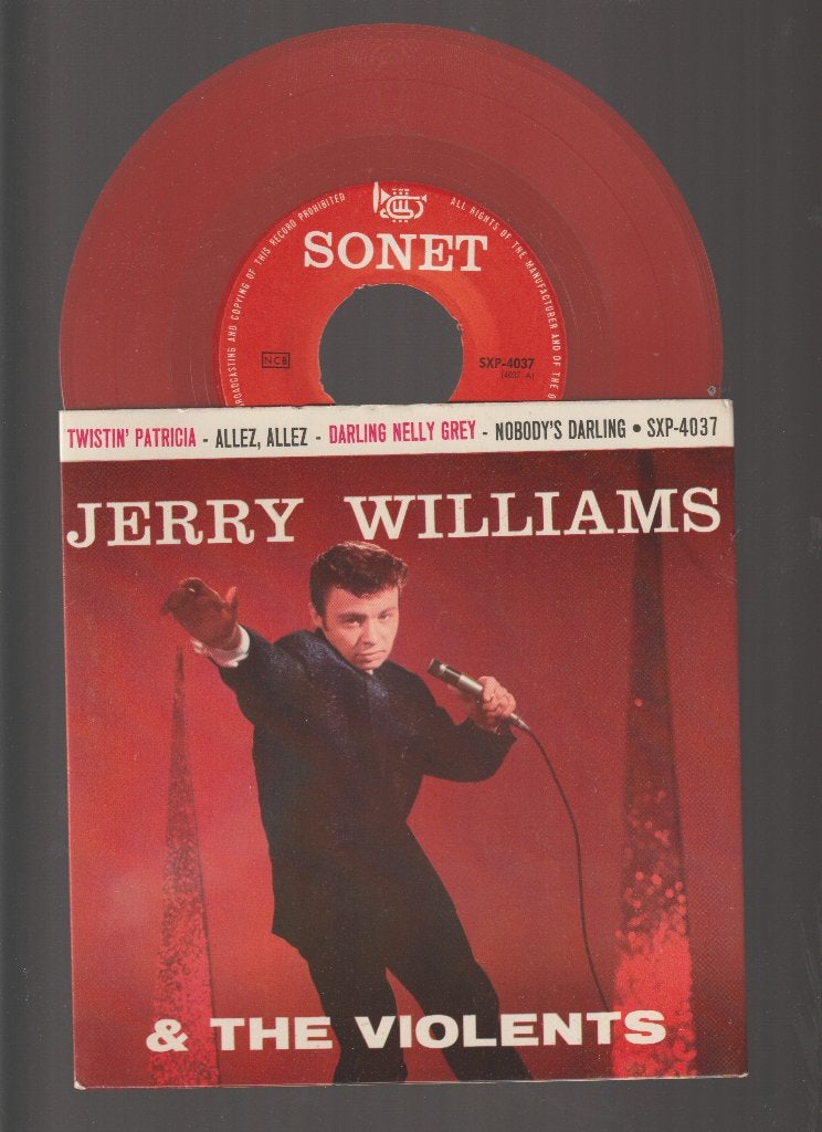 VINYL EP // JERRY WILLIAMS  & THE VIOLENTS // ROCK 'N' ROLL, Verzenden, 7 inch, Fotohoes, EP