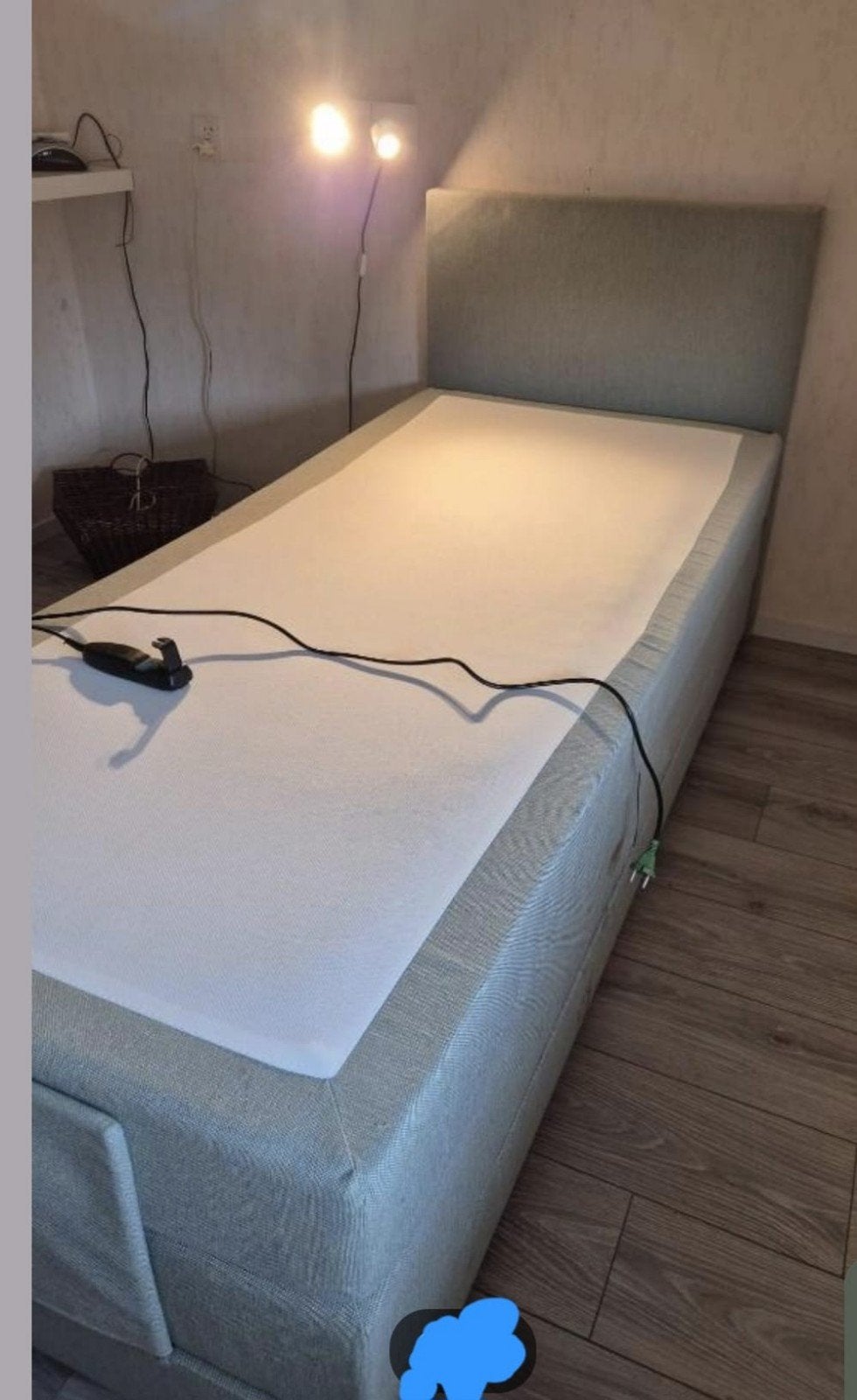 bezorging is mogelijk 90x200 inzs elektrisch boxspring bed, Huis en Inrichting, Slaapkamer | Boxsprings, 90 cm, Eenpersoons, Ophalen of Verzenden