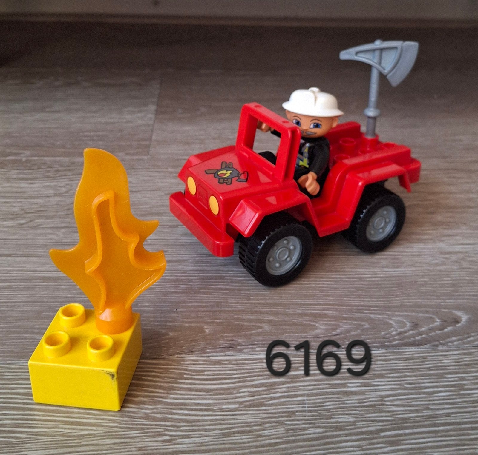 Brandweer quad - complete set 6169, Kinderen en Baby's, Speelgoed | Duplo en Lego, Ophalen of Verzenden, Zo goed als nieuw, Duplo