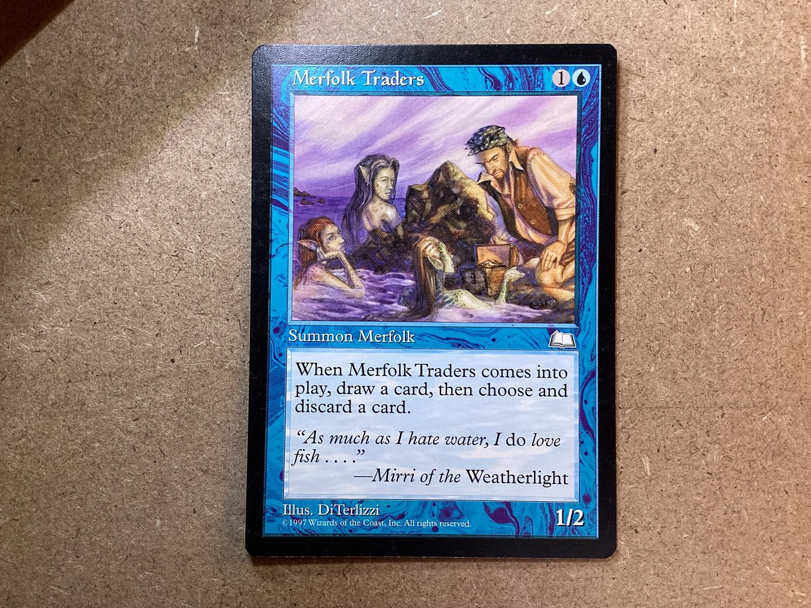 1x Merfolk Traders (Near Mint), Ophalen of Verzenden, Zo goed als nieuw, Losse kaart