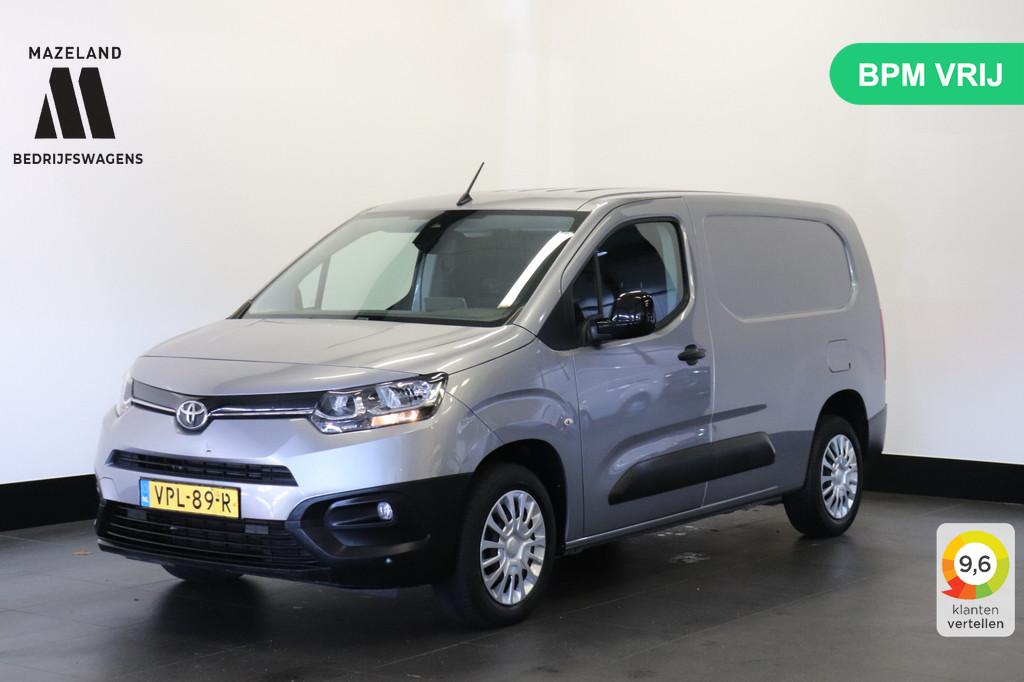 Toyota PROACE CITY 1.5 130PK Long EURO 6 - Airco - Navi - Cr, Auto's, Bestelauto's, Voorwielaandrijving, Stof, Gebruikt, 4 cilinders