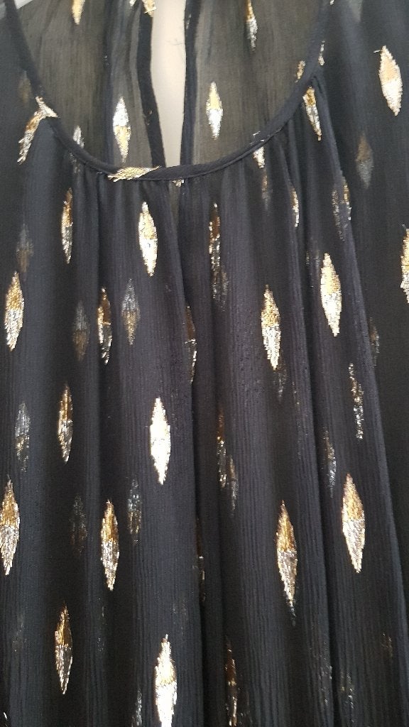 Nieuwe zijden  jurk Sissy-Boy maat M, Maat 38/40 (M), Zwart, Nieuw, Sissy-Boy
