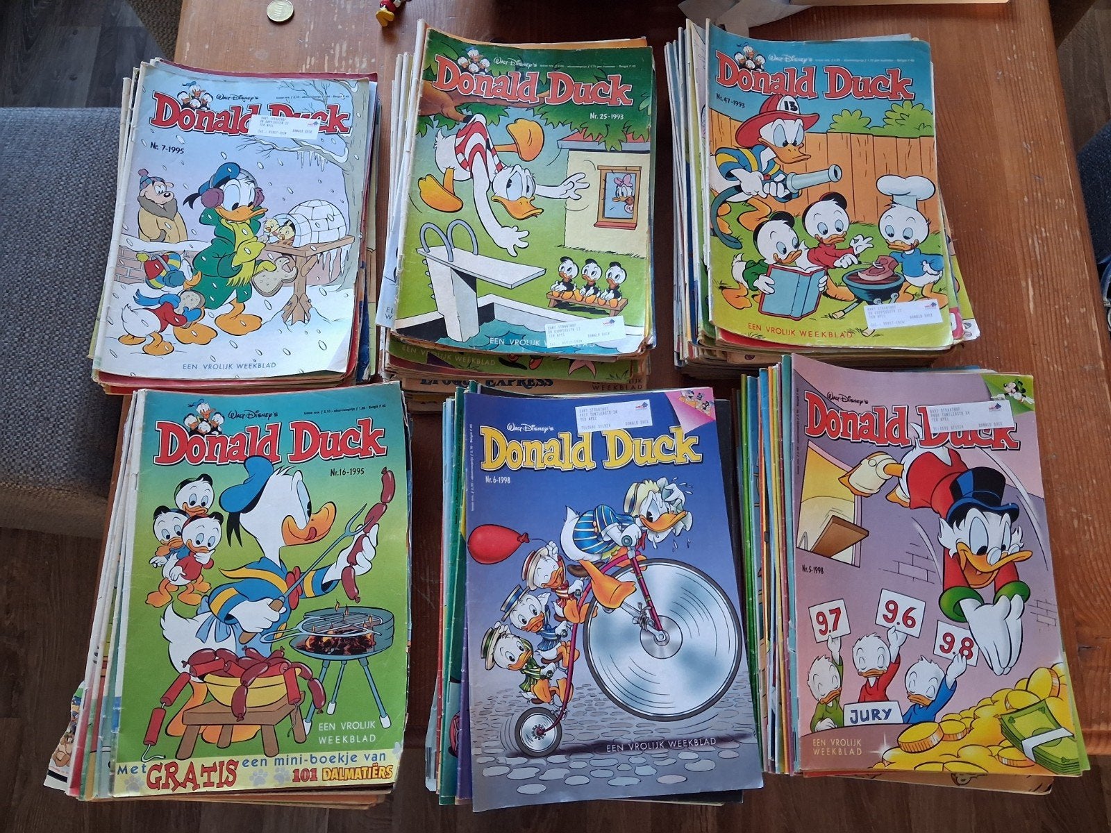 280 Donald Duck Weekbladen, Boeken, Meerdere comics, Ophalen, Gelezen, Europa