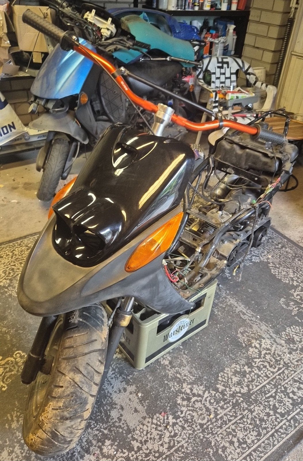 Yamaha Booster met Stage 6 kit en nieuwe kappenset, Ophalen of Verzenden