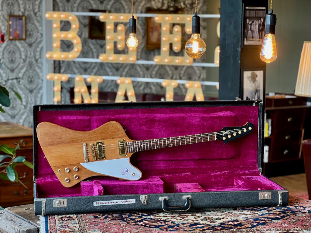 1976 Gibson Firebird Bicentennial Natural "first run", Muziek en Instrumenten, Gibson, Gebruikt, Info@gibson.com, Ophalen of Verzenden