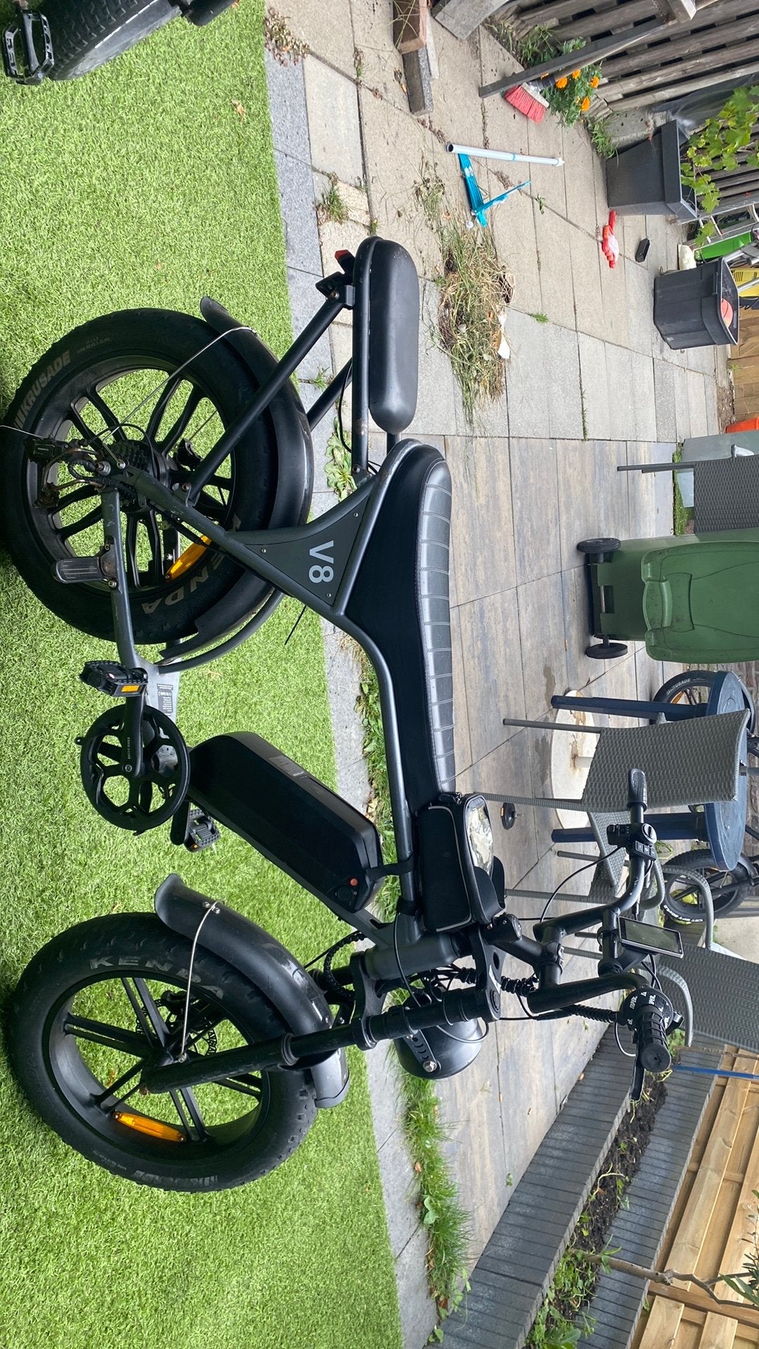 V8 Fatbike E-bike - Gebruikt met lichte schade, Gebruikt, 51 tot 55 cm, 30 tot 50 km per accu, Ophalen