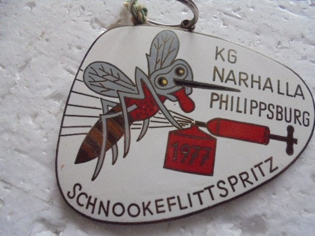 KG NARHALLA PHILIPPSBURG 1977 SCHNOOKEFLITTSPRITZ, Verzenden, Overige materialen, Buitenland