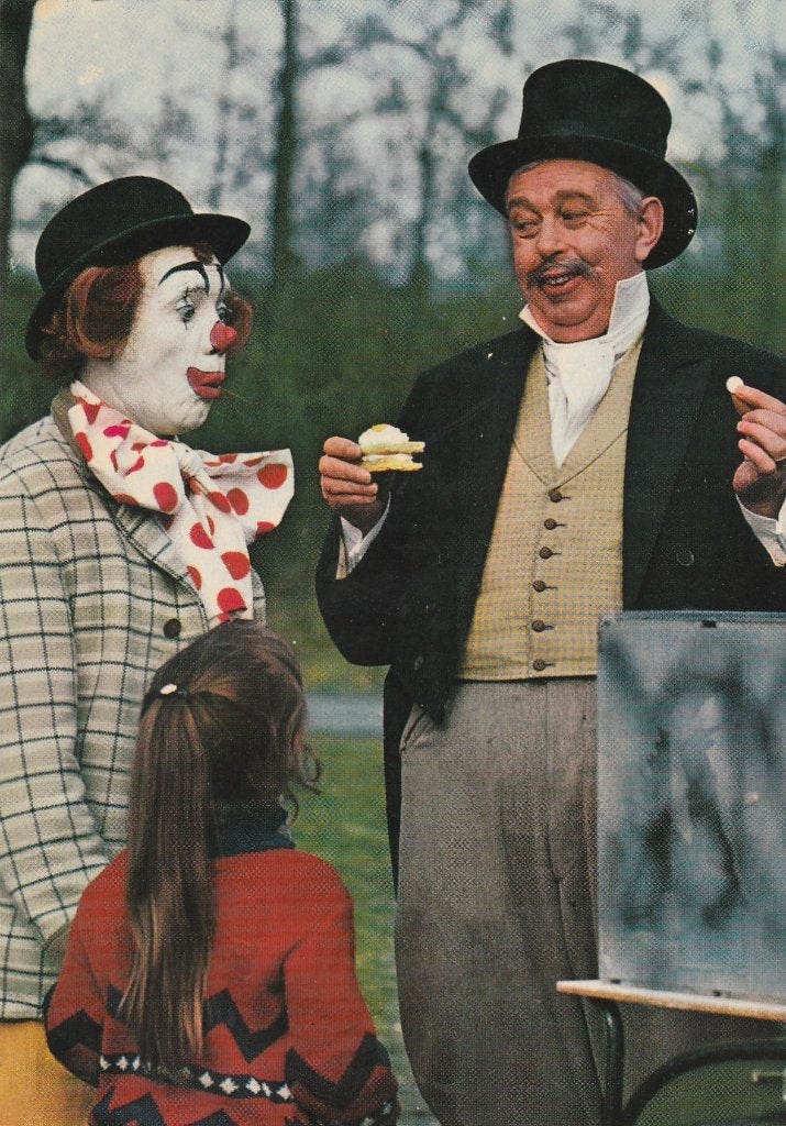 Ansichtkaart, Artiest,  Pipo de Clown  (129), Verzenden, 1960 tot 1980, Sterren en Beroemdheden
