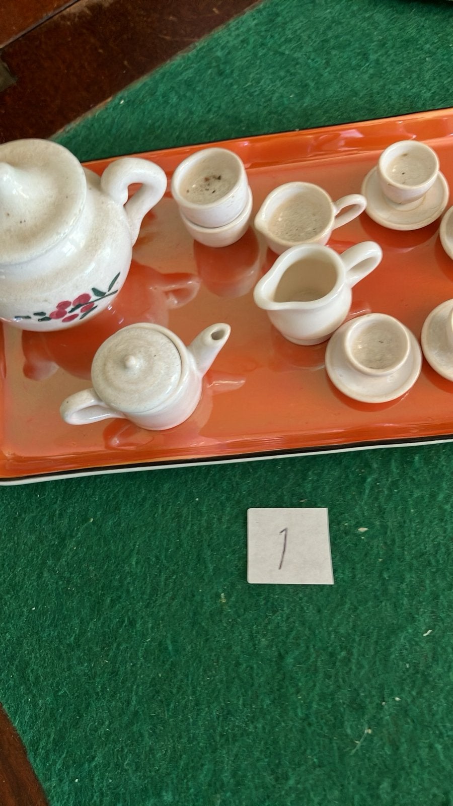 Mini thee serviesjes, Ophalen, Poppenhuis